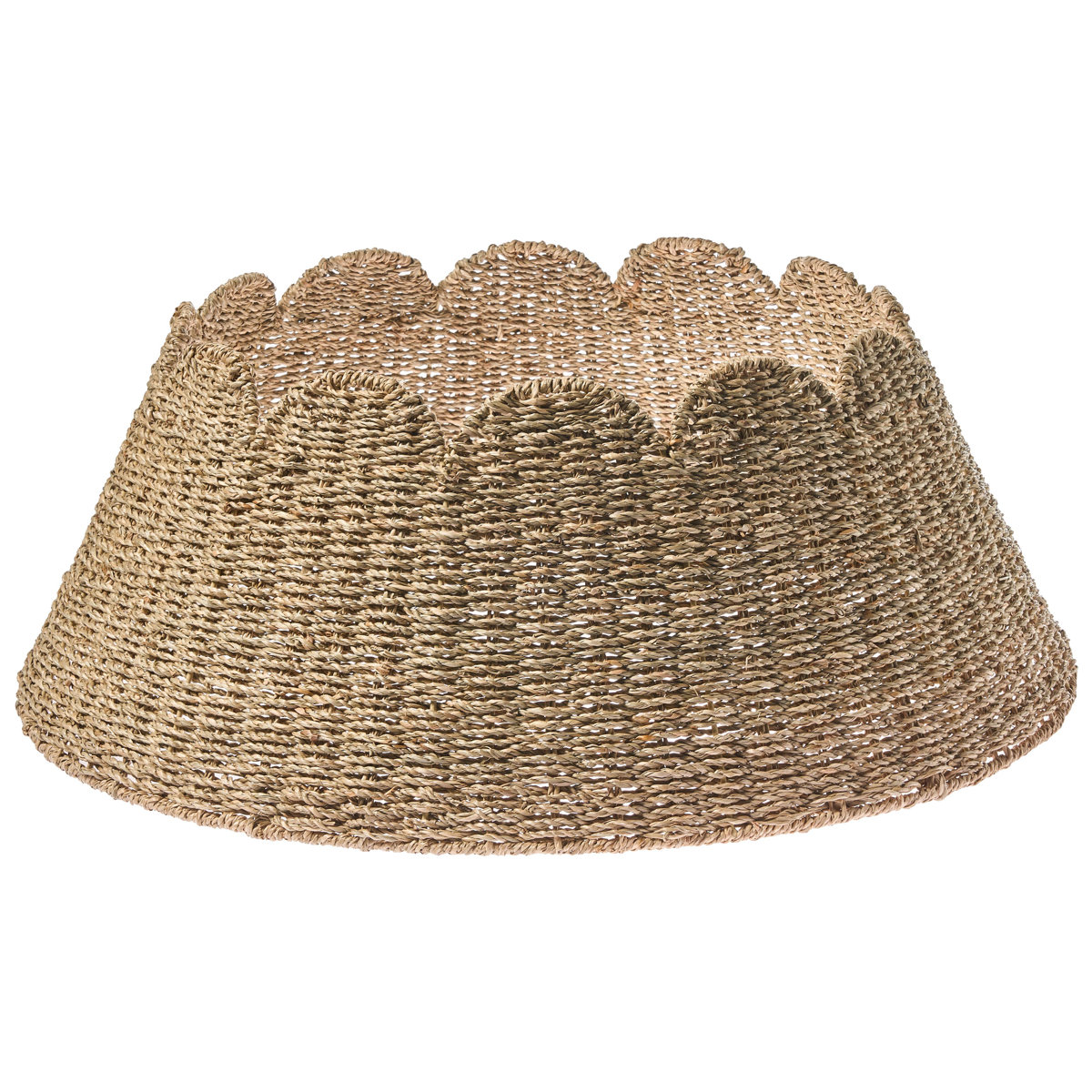 Beliani Christmas Tree Collar GIVRE Seagrass Natural 67 cm | Wayfair.ie